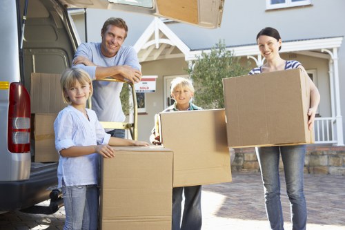 Office relocation services in Docklands business district