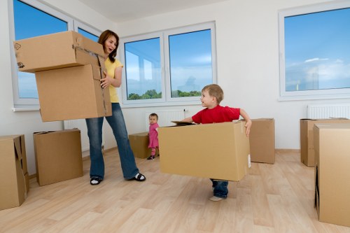 Local movers assisting with a Docklands home relocation