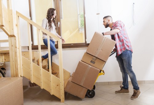 Charity donation items prepared for reuse at a Selfstorage Docklands facility